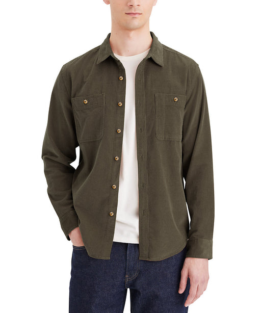 Dockers Men's Corduroy Shirt - Crocodile at Dave's New York