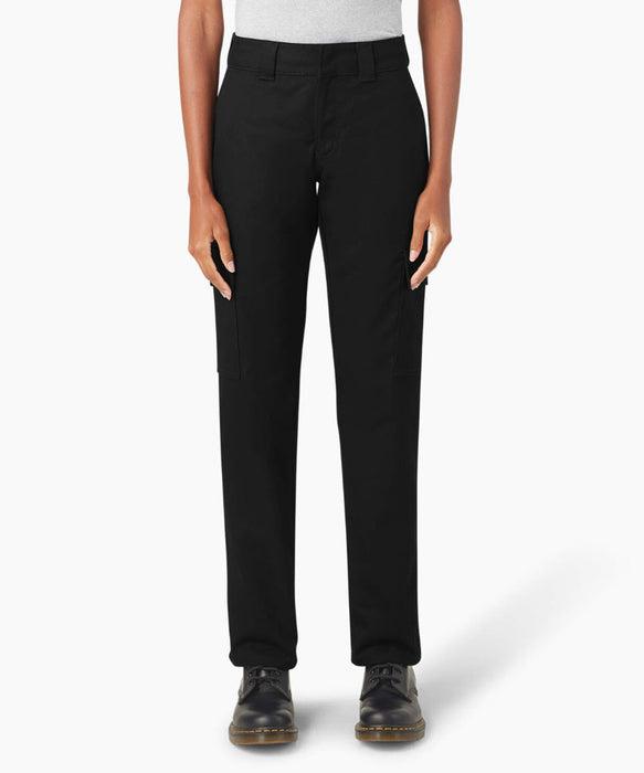 Dickies Women's Stretch Twill Cargo Pants - Black at Dave's New York