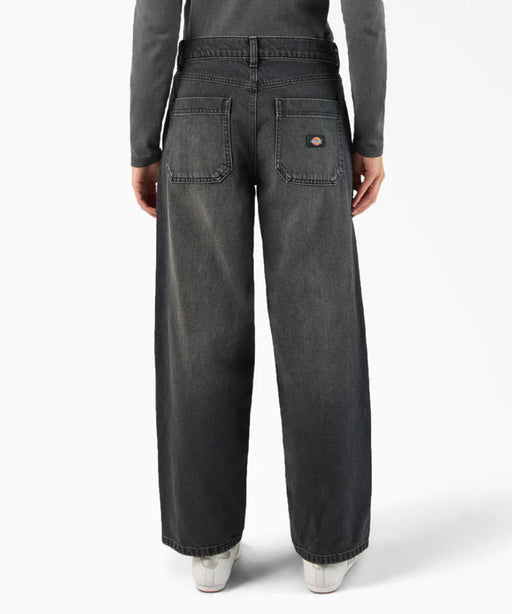 Dickies Women's Loose Fit Double Front Jeans - Black at Dave's New York