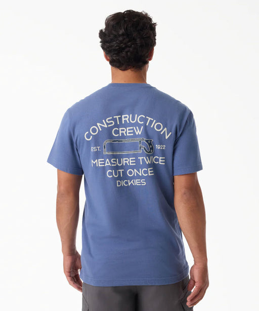 Dickies Men's Construction Crew Short Sleeve Graphic T-Shirt - Retro Indigo at Dave's New York