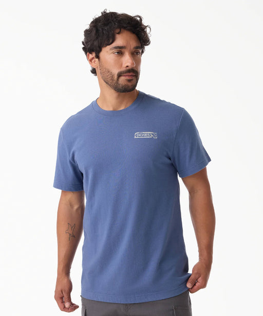 Dickies Men's Construction Crew Short Sleeve Graphic T-Shirt - Retro Indigo at Dave's New York