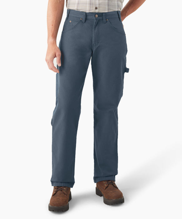 Dickies Men's Relaxed Fit Duck Utility Jeans - Air Force Blue at Dave's New York