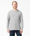 Dickies Heavyweight Long Sleeve Pocket T-shirt - Heather Grey at Dave's New York