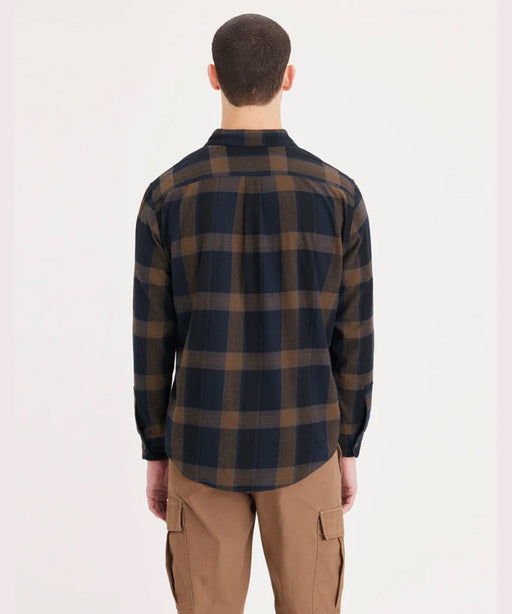 Dockers Men's Flannel Shirt - Navy Plaid at Dave's New York