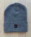 Dave's New York Embroidered Iconic Logo Beanie - Charcoal Heather