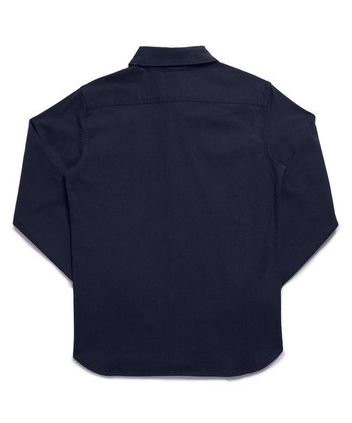 Dave's New York Everyday Canvas Long Sleeve Shirt - Navy
