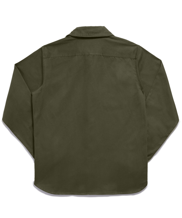 Dave's New York Everyday Flannel Long Sleeve Shirt - Olive