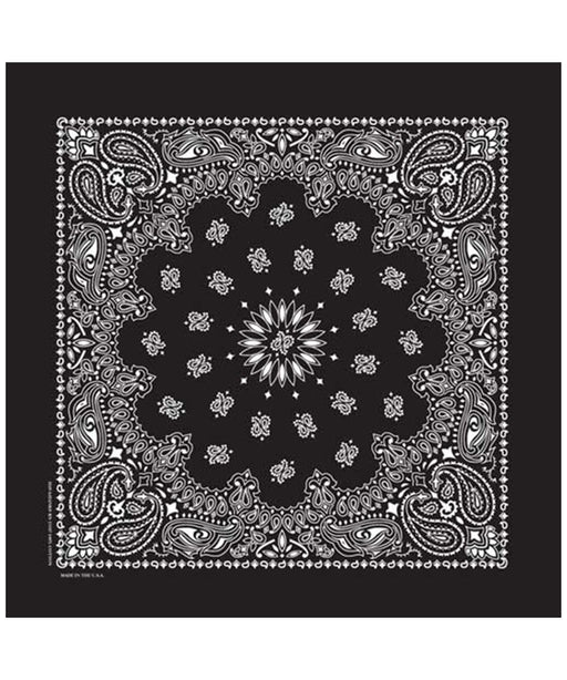 Hav-A-Hank Bandana in Black at Dave's New York