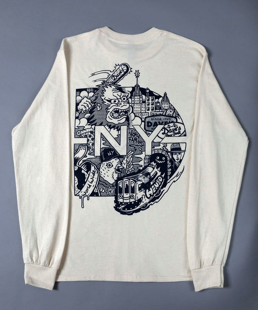 Dave's New York x Henbo Henning Fall '23 Collab - Natural Long Sleeve T-shirt