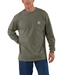 Carhartt K126 Long Sleeve Workwear T-Shirt - Dusty Olive at Dave's New York