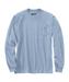 Carhartt K126 Long Sleeve Workwear T-Shirt - Fog Blue at Dave's New York