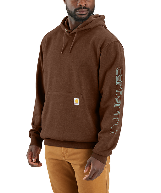 Carhartt midweight logo hoodie on sale