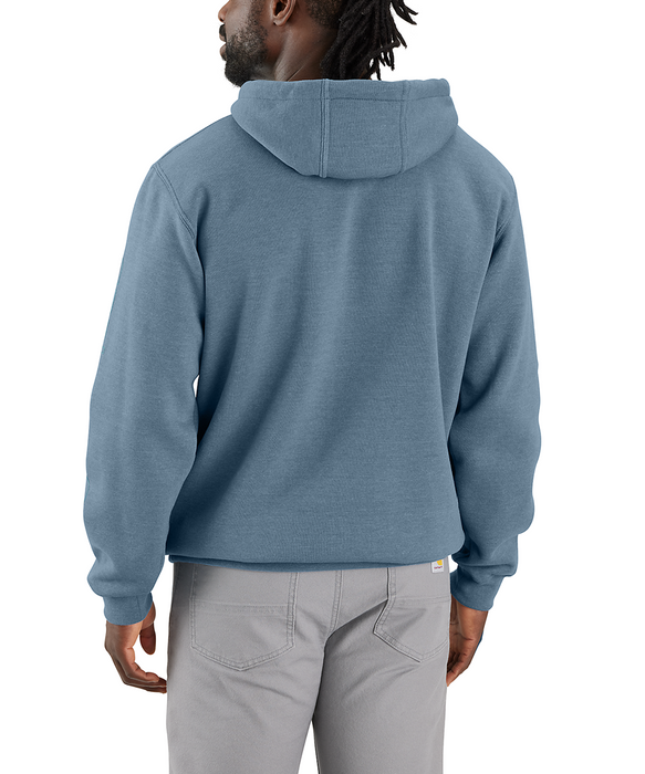 Carhartt Midweight Logo Hooded Sweatshirt - Thundercloud Heather at Dave's New York