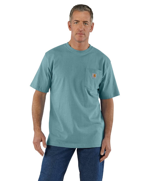 Carhartt K87 Workwear Pocket T-Shirt - Summer Blue Heather at Dave's New York