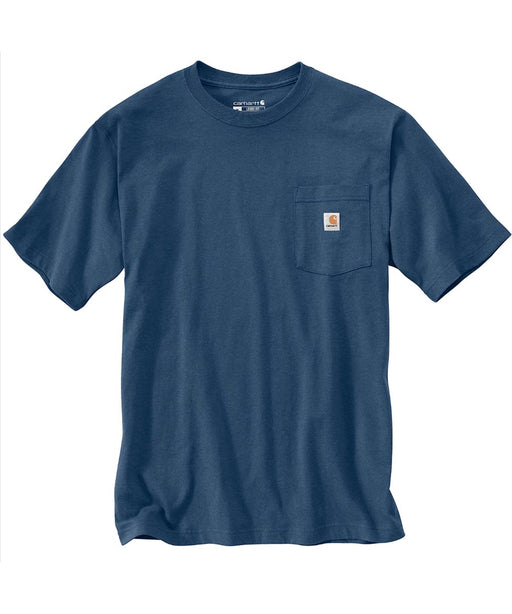 Carhartt K87 Workwear Pocket T-Shirt - Deep Ocean Heather at Dave's New York