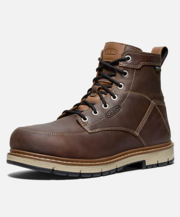 Keen Footwear San Jose Waterproof Aluminum Toe Work Boots - Bison/Black at Dave's New York