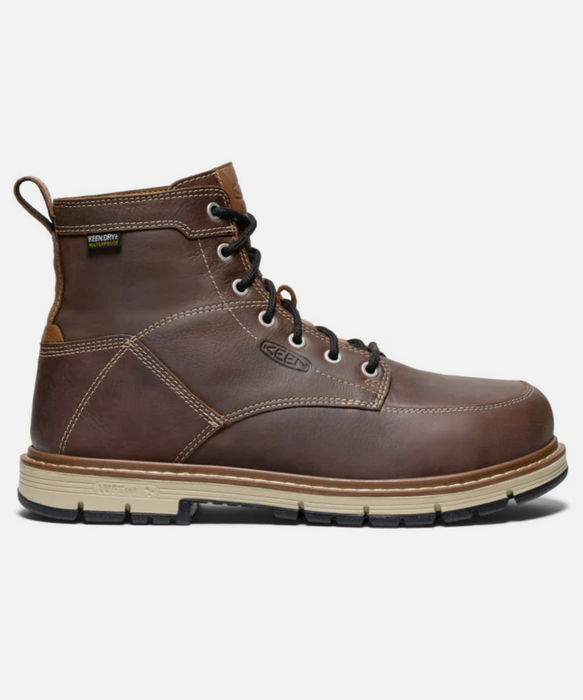 Keen Footwear San Jose Waterproof Aluminum Toe Work Boots - Bison/Black at Dave's New York