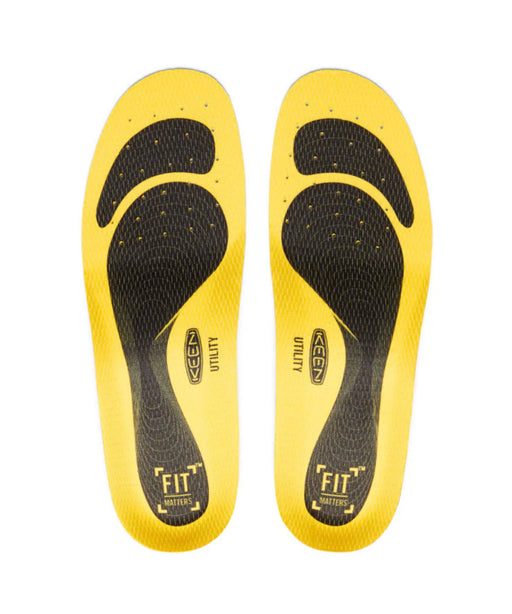 Keen Footwear Men's Utility K-10 Replacement Insole - Black/Yellow at Dave's New York