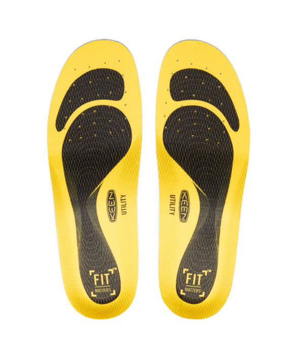 Keen Footwear Men's Utility K-10 Replacement Insole - Black/Yellow at Dave's New York