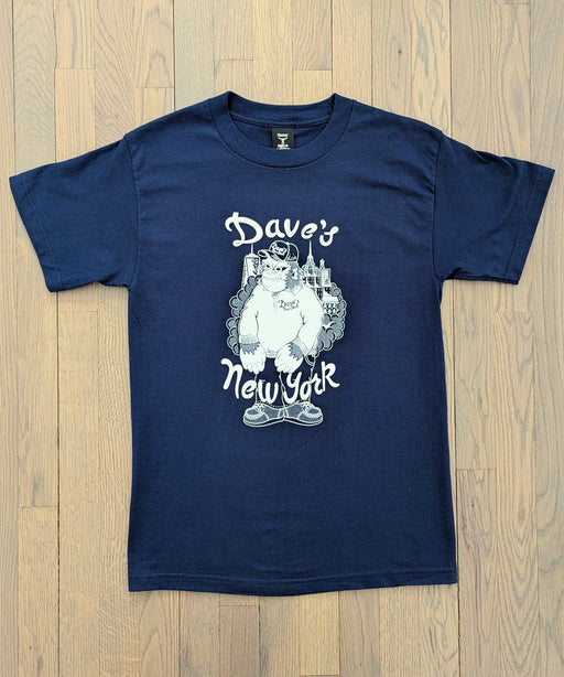 Dave's New York X Henbo Henning Collab "Icons" T-shirt - Kong in Navy
