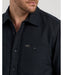 Lee Extreme Motion Solid Flannel Shirt - Union Black at Dave's New York