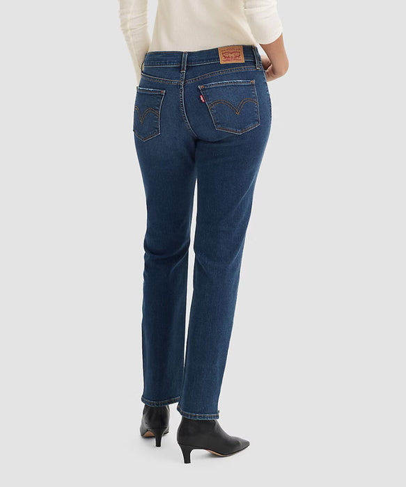 Levi's Women's Classic Mid Rise Straight Fit Jeans - Dark Stonewash at Dave's New York