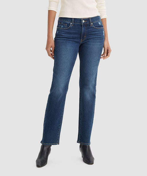 Levi's Women's Classic Mid Rise Straight Fit Jeans - Dark Stonewash at Dave's New York