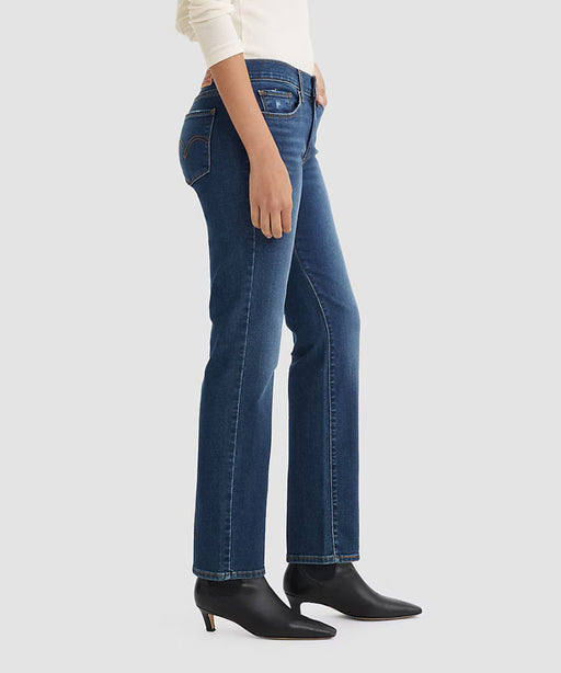 Levi's Women's Classic Mid Rise Straight Fit Jeans - Dark Stonewash at Dave's New York