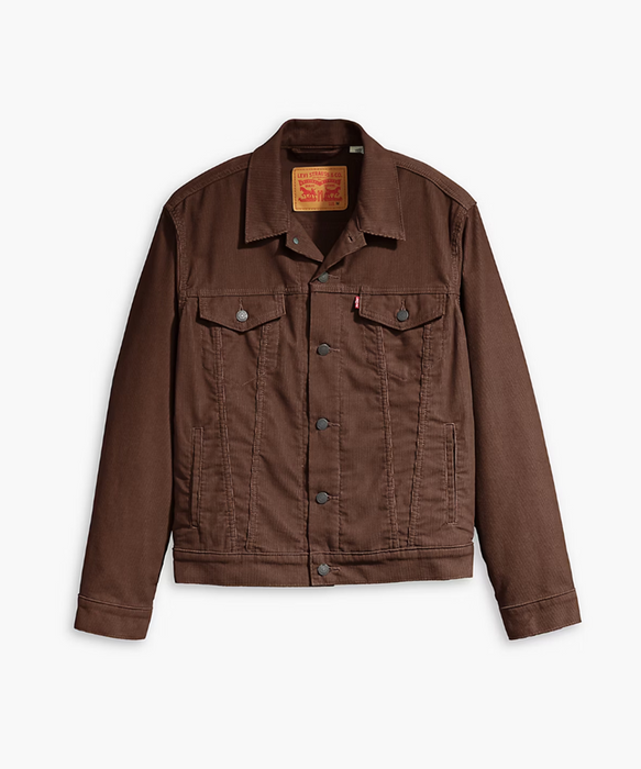 Levi's Men's Trucker Jacket - Brown Corduroy at Dave's New York