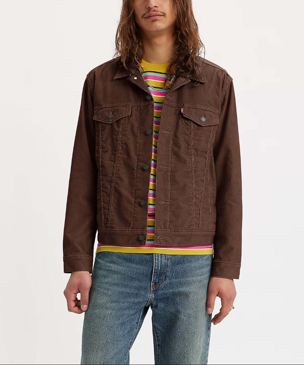 Levi's Men's Trucker Jacket Brown Corduroy — Dave's New York