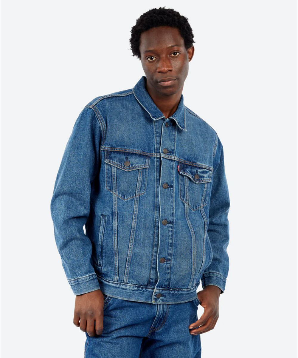 も*た様 Levi’s TYPE II Trucker Jacket RELAX Levi Men's Relaxed Fit Trucker Jacket - Pacific Activities