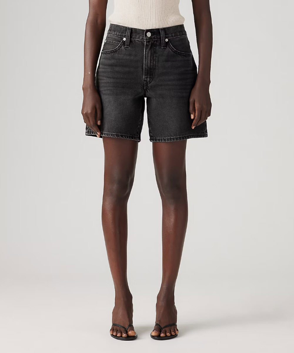 パンツ Black Wash Baggy Shorts ovy kaja Levis Levi's Women's '94 Baggy Denim Shorts - Black — Dave's New York