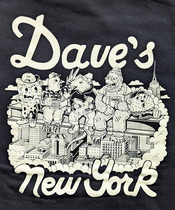Dave's New York X Henbo Henning Collab "Lunch Break" Hoodie - Black