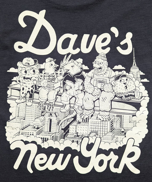 Dave's New York X Henbo Henning Collab "Lunch Break" T-shirt - Black