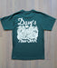 Dave's New York X Henbo Henning Collab "Lunch Break" T-shirt - Forest Green