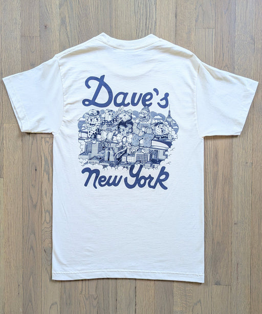 Dave's New York X Henbo Henning Collab "Lunch Break" T-shirt - Natural