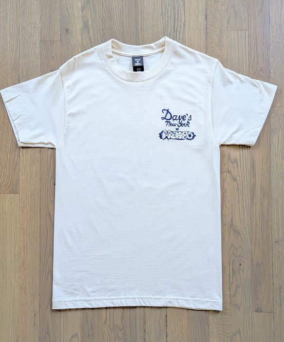 Dave's New York X Henbo Henning Collab "Lunch Break" T-shirt - Natural