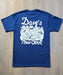Dave's New York X Henbo Henning Collab "Lunch Break" T-shirt - Navy