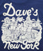 Dave's New York X Henbo Henning Collab "Lunch Break" T-shirt - Navy