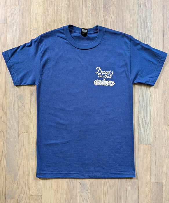 Dave's New York X Henbo Henning Collab "Lunch Break" T-shirt - Navy