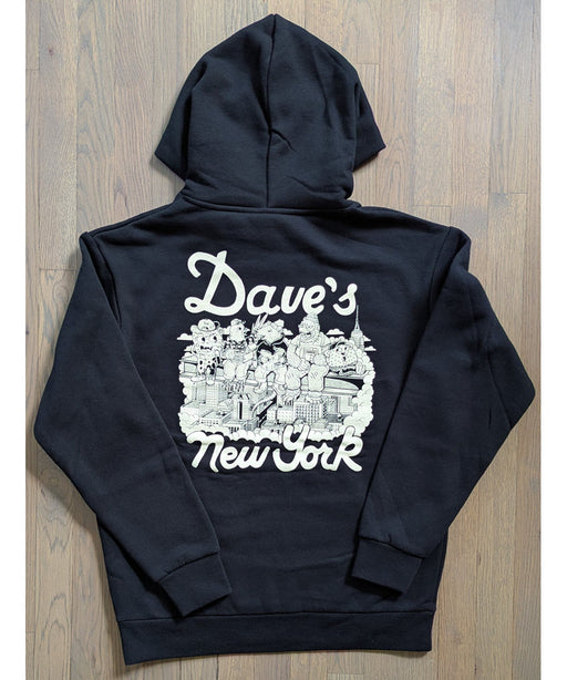Dave's New York X Henbo Henning Collab "Lunch Break" Hoodie - Black