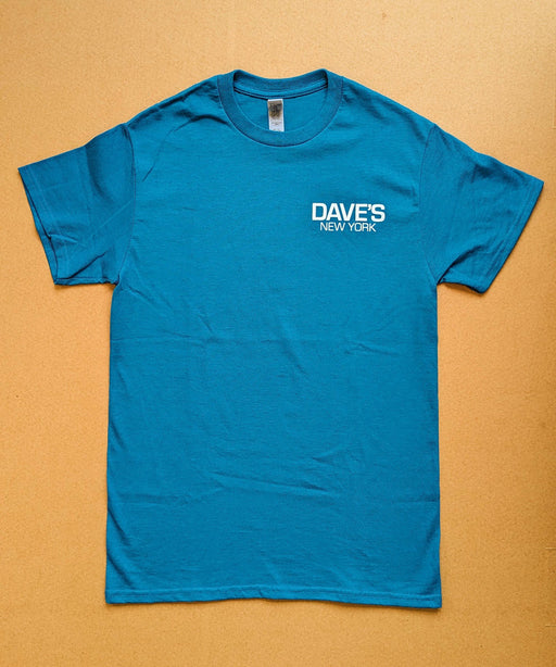 Dave’s New York Work Logo Short Sleeve T-Shirt - Mariner Blue