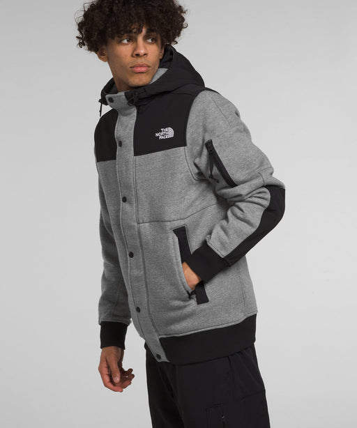 The North Face Men's Highrail Fleece Jacket TNF Medium Grey Heather/TNF Black