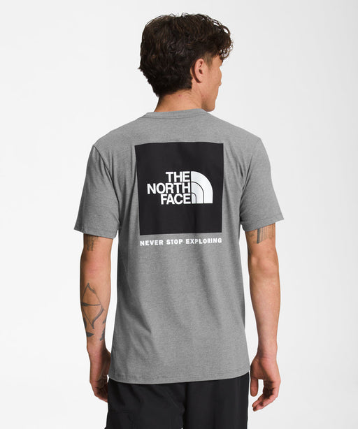 The North Face Men's Box NSE Short Sleeve T-shirt - Medium Grey at Dave's New York