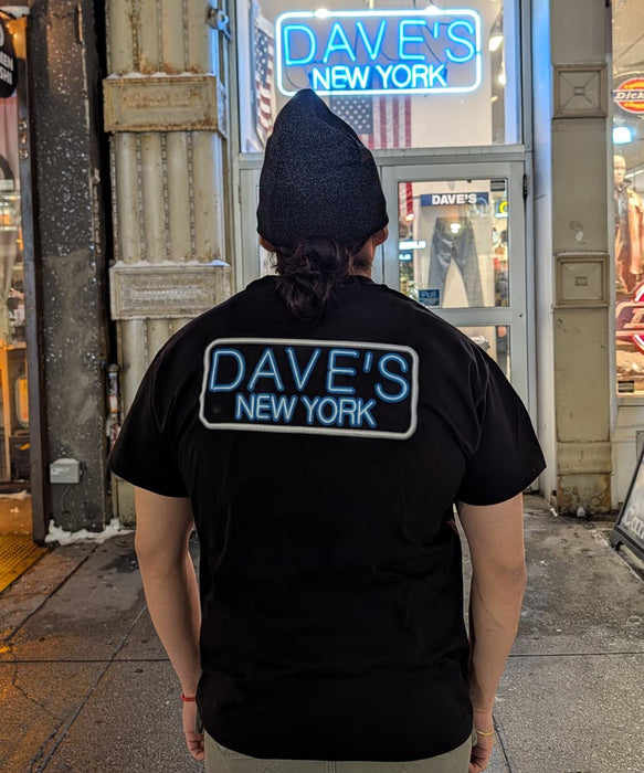 Dave's New York Neon Short Sleeve T-shirt - Black
