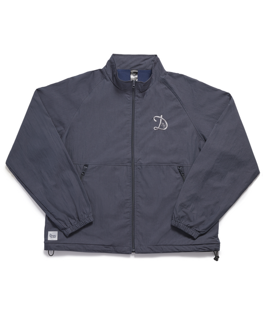 Dave's New York Nylon Track Jacket - Slate Blue