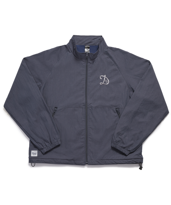 Dave's New York Nylon Track Jacket - Slate Blue