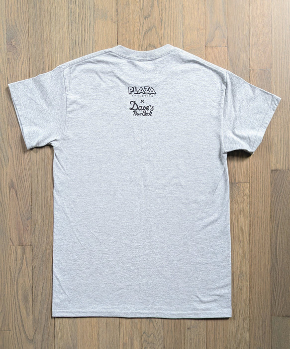 Plaza Athletics x Dave's New York "Cement Truck" T-shirt - Heather Grey