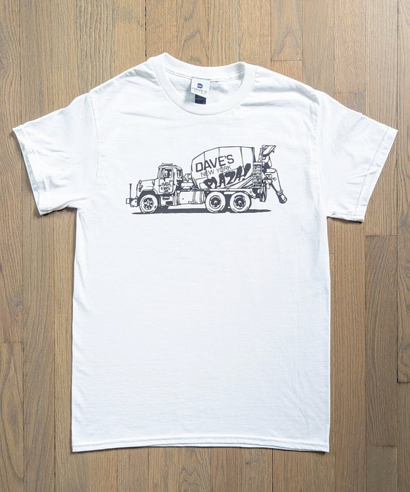 Plaza Athletics x Dave's New York "Cement Truck" T-shirt - White