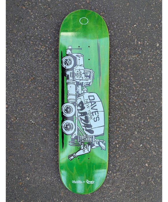 Plaza Athletics x Dave's New York Skateboard Deck - Green
